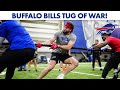 Buffalo bills tug of war competition in offseason workouts