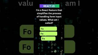 Elevate Your Forms with ReactJS: Mastering Form Controls for Seamless User Interaction! #coding