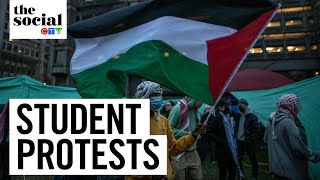 Pro-Palestine protesters camp out at McGill University | The Social