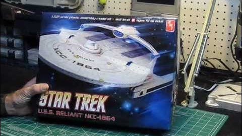 Round 2 AMT 1/537 U.S.S. Reliant Scale Model OoB Review By TrekWorks