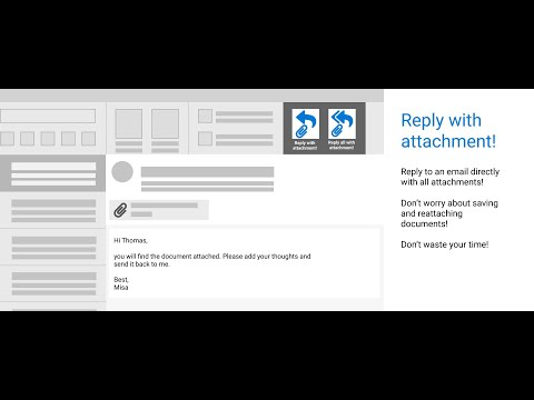 Microsoft Outlook Add-In: How to install and use the Reply With Attachment Add-In