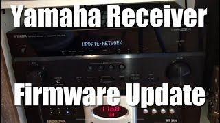 How to Upgrade Yamaha Receiver Firmware