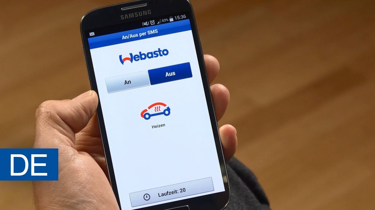 Standheizung Webasto Handysteuerung ThermoConnect Smartphone App