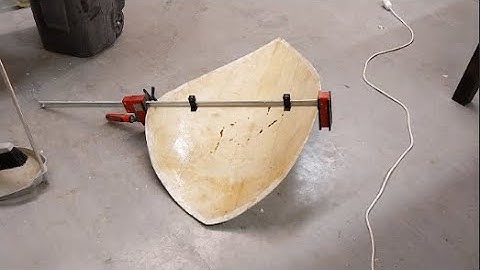 Making an authentic kite shield board using modern tools