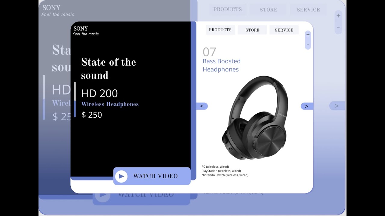 Headphones WEBSITE UI/UX DESIGN CONCEPT / FIGMA #uiux - YouTube