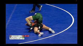 157lbs Bryce Andonian (Virginia Tech) vs Peyten Kellar (Ohio)
