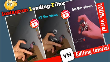 Instagram trending loading filter Effect Editing Tutorial | Instagram Editing Tutorial | VN-Editor
