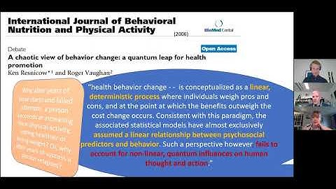 Nelli Hankonen: Why is it useful to consider complexity insights in behaviour change research?