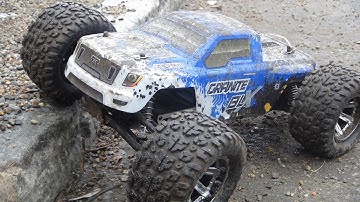 ARRMA Granite BLX Speed run with Stock Electronics - 2S Lipo