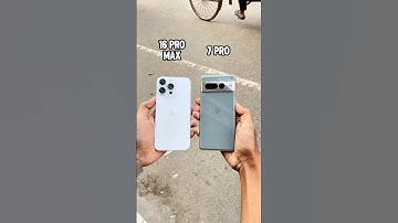 iPhone 16 Pro Max Vs Google Pixel 7 Pro || Camera Zoom Test! #shorts