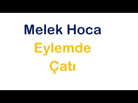 Eylemde Çatı/Melek Hoca