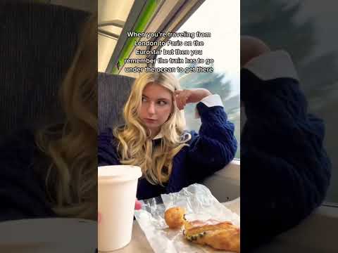 من لندن إلى باريس على متن قطار يوروستار فيديو قصير سفر لندن باريس قطار مدونة سفر فيديو قصير