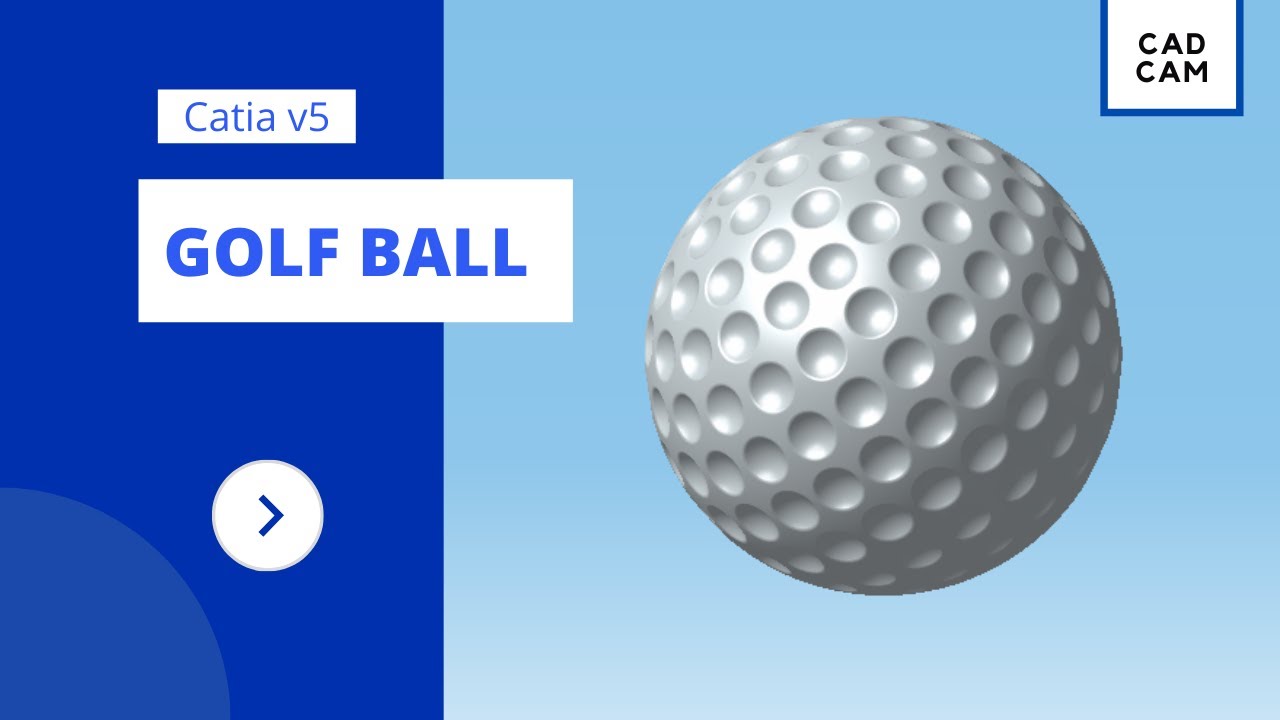 CATIA TUTORIAL FOR BEGINNERS / GOLF BALL DESIGN / PART MODELING