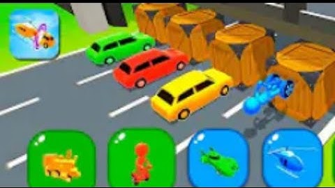 SHAPE SHIFTING🏃‍♂️🚗🚲🚦All Levels Gameplay Walkthrough Android