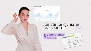 Линейная функция за 15 минут