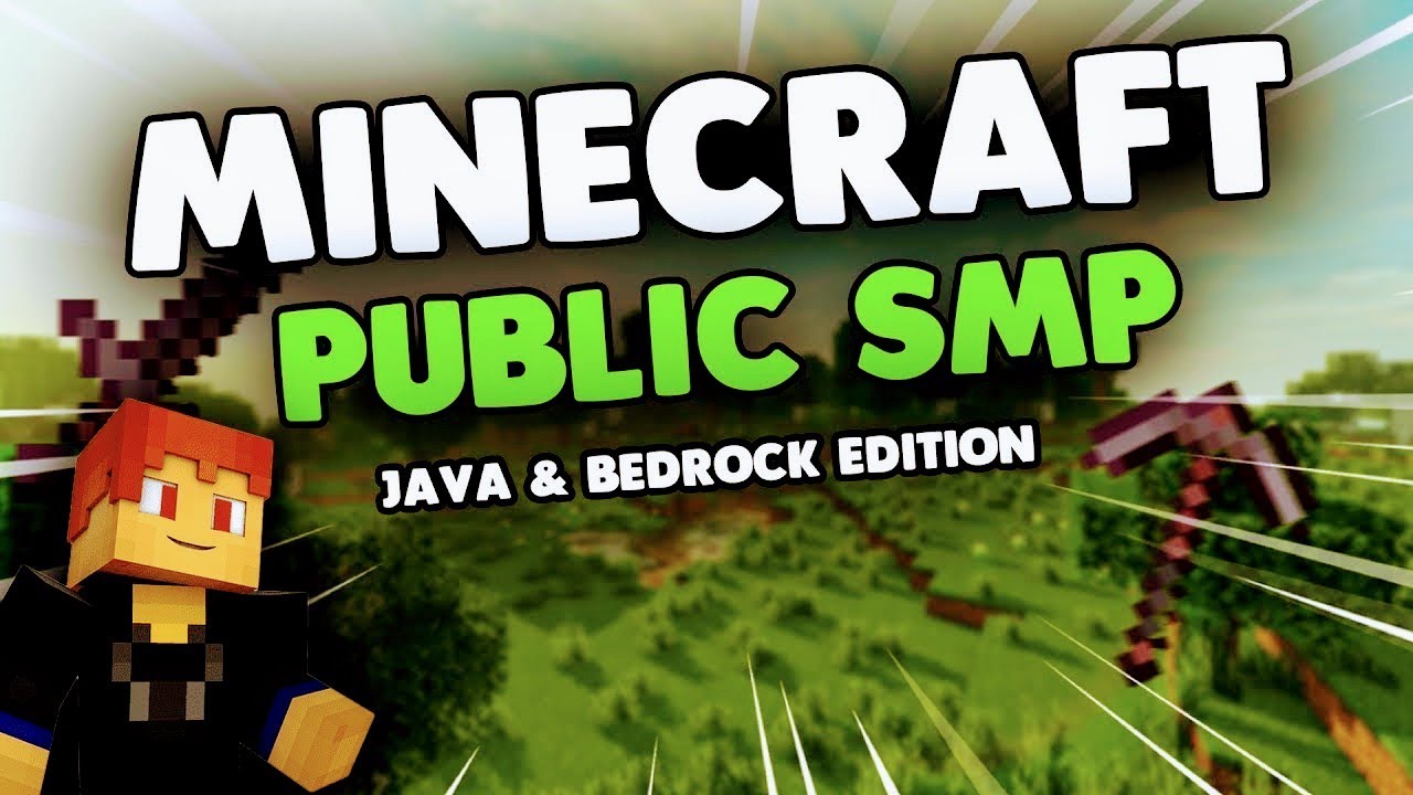 Minecraft public smp java + bedrock edition | Minecraft live smp @yes ...