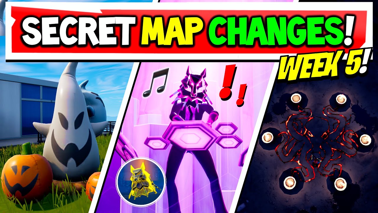 Fortnite Season 4 SECRET MAP CHANGES "Week 5!" | v22.20