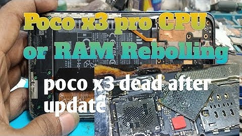 poco x3 pro camera not working after cpu reboll l poco x3 pro dead problem#video