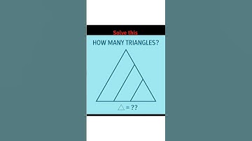 How many triangles???    comment your answers    #games #puzzle #puzzlegame