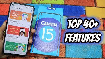 Tecno Camon 15 Tips and Tricks | Top 40+ Best Features of Tecno Camon 15 | Hindi/India