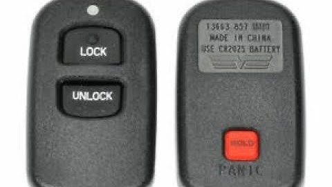 How to program factory OEM key fob on a MR2 Spyder / MR-S