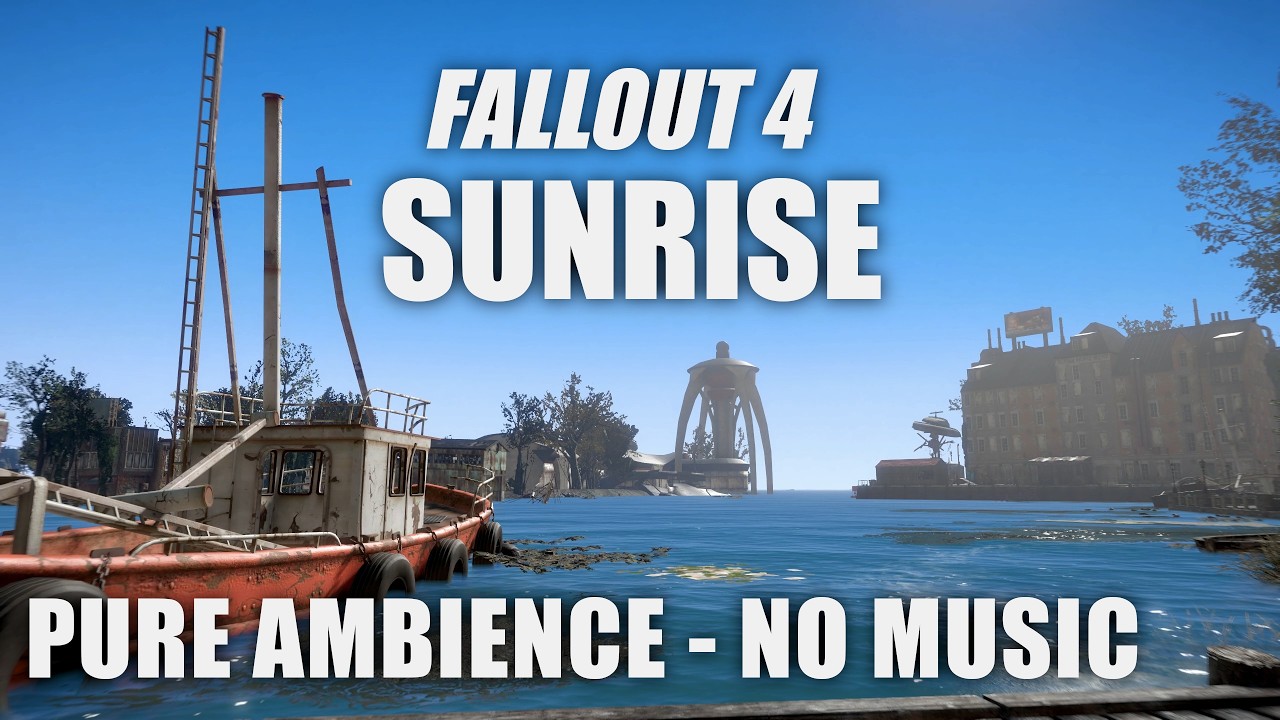 Fallout 4 Sunrise - Pure Ambience - No Music