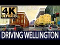 Driving Wellington CBD / New Zealand streets