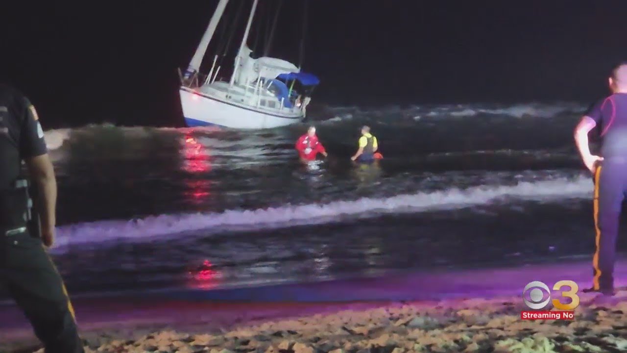 New video shows boat washed ashore after autopilot failed on 9th Street