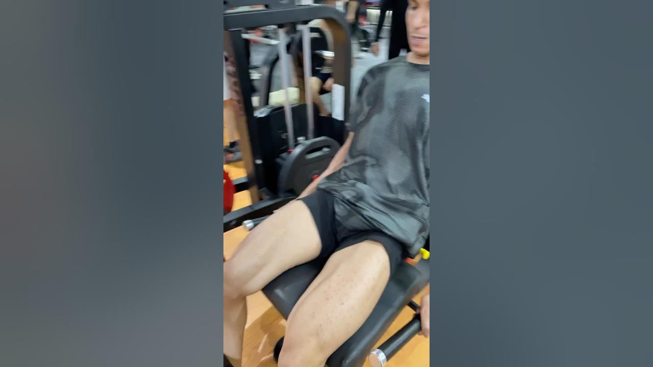100kg+20kg ad weight leg extension fitnesslover79 YouTube
