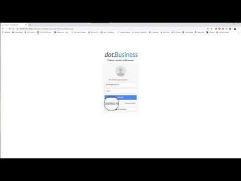 dotBusiness cloud - login