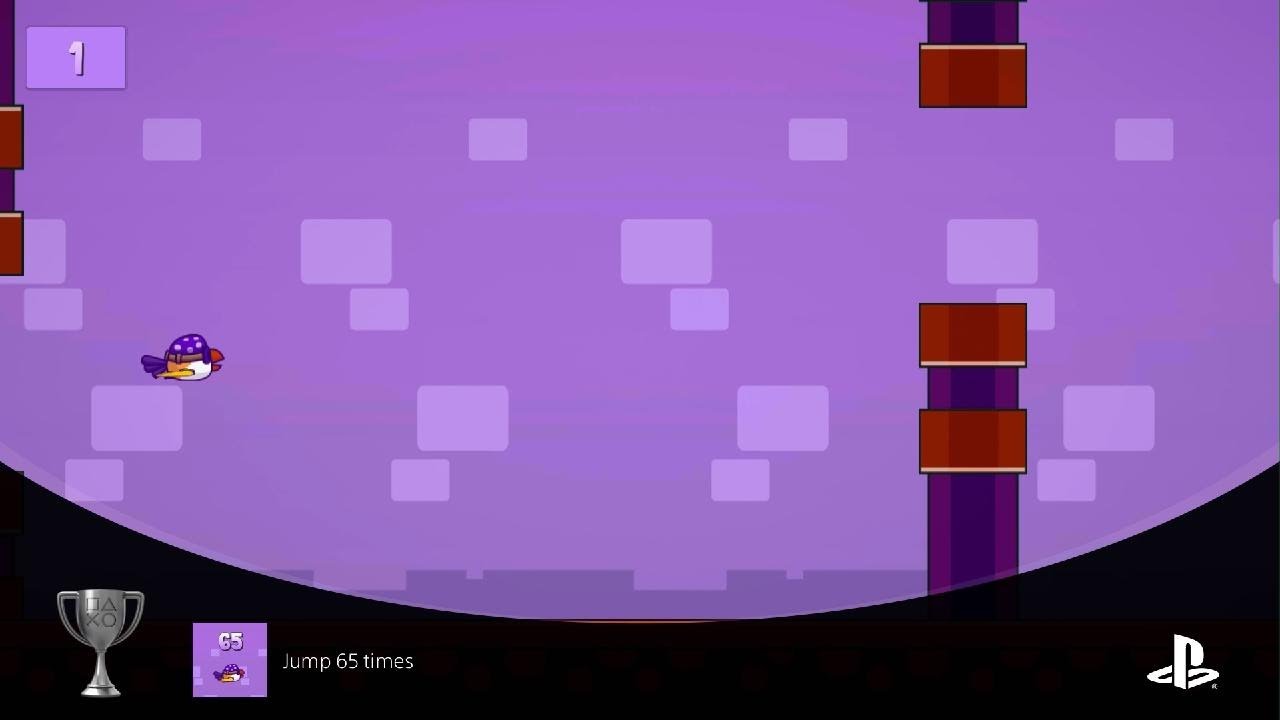 Pretty Bird 7 ~ Jump 65 times Trophy