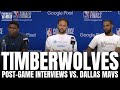 Anthony Edwards, Mike Conley &amp; Kyle Anderson Respond to Minnesota Being Down 0-3 vs. Dallas Mavs