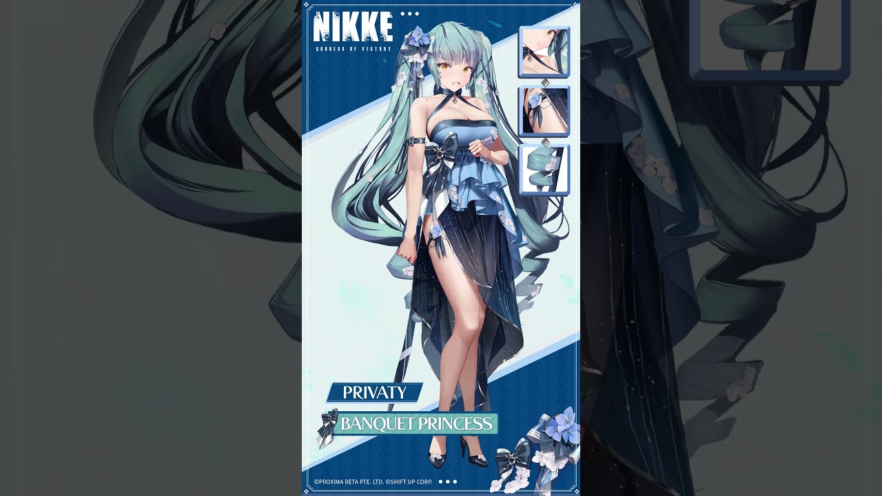 GODDESS OF VICTORY: NIKKE | Costume Introduction - Privaty (Banquet Princess)