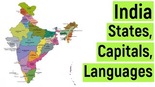 India states, union territories, capitals and their languages | Educational video | #diyasfunplay screenshot 2