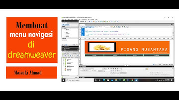 Tutorial membuat menu navigasi di dreamweaver