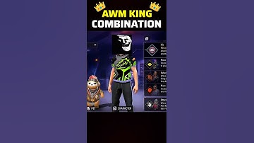 AWM CHARACTER COMBINATION | BEST CHARACTER COMBINATION | AWM GUN #shorts