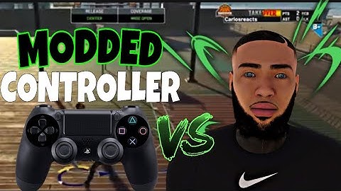 i played against a MODDED CONTROLLER in NBA 2K21 and it got intense!