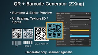 Create QR Codes in Unity | Runtime QR Generator (ZXing)