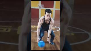 Tiger Shroff Playing Basketball 