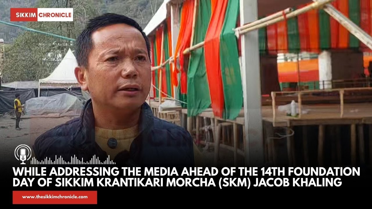 Выступая перед представителями СМИ в преддверии 14-й годовщины основания организации Sikkim Krant...
