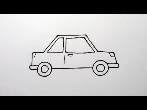 Video: Hoe Teken Je Een Auto Met Een Potlood?