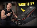 PASYOU Adjustable Flat Weight Bench, Foldable Bench Press for Home Gym, Multi-Angle Incline Workout