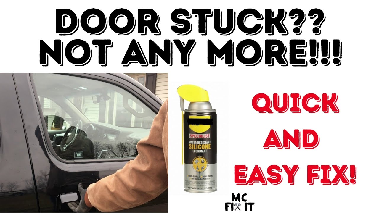 Car Stuck Door? Not Any More! Use this one lubrication to help you never get a stuck door again!