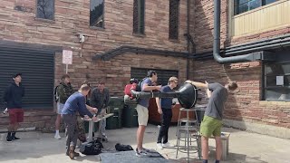 CU Boulder students in wind competition