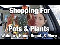 Shopping For Pots and Plants - Big Box Stores - Home Depot, Walmart, and More - Pot and Plant Haul