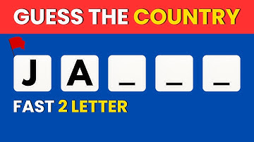 Guess the Country by First Two Letters | Ultimate Country Name Quiz 🌍✨