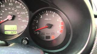2004 Subaru Forester XT strange RPM*IDLE RELEARN*