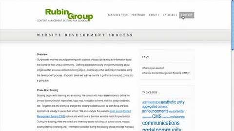 Content Management Systems (CMS) for schools