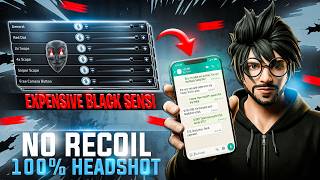 Free Fire 2026 Black Sensitivity 100% Auto Headshot Settings New Update