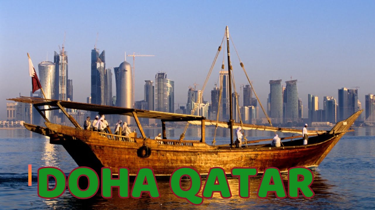 Amazing view Sea Coastal city Qatar |The Most Beautiful katara beach in